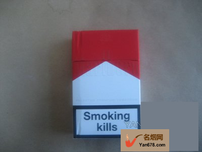 万宝路(硬红)北非免税版香烟价格表图