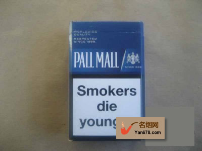 PALL MALL(硬蓝)欧盟免税版香烟价格表图
