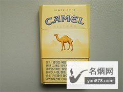 骆驼(八角硬黄)韩国免税版香烟价格表图